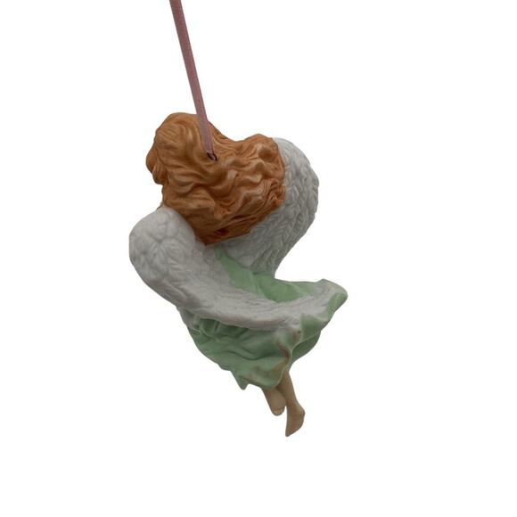 Hallmark Keepsake Angel of Faith Ornament 2001 Christmas Pink Vintage - Picture 6 of 8